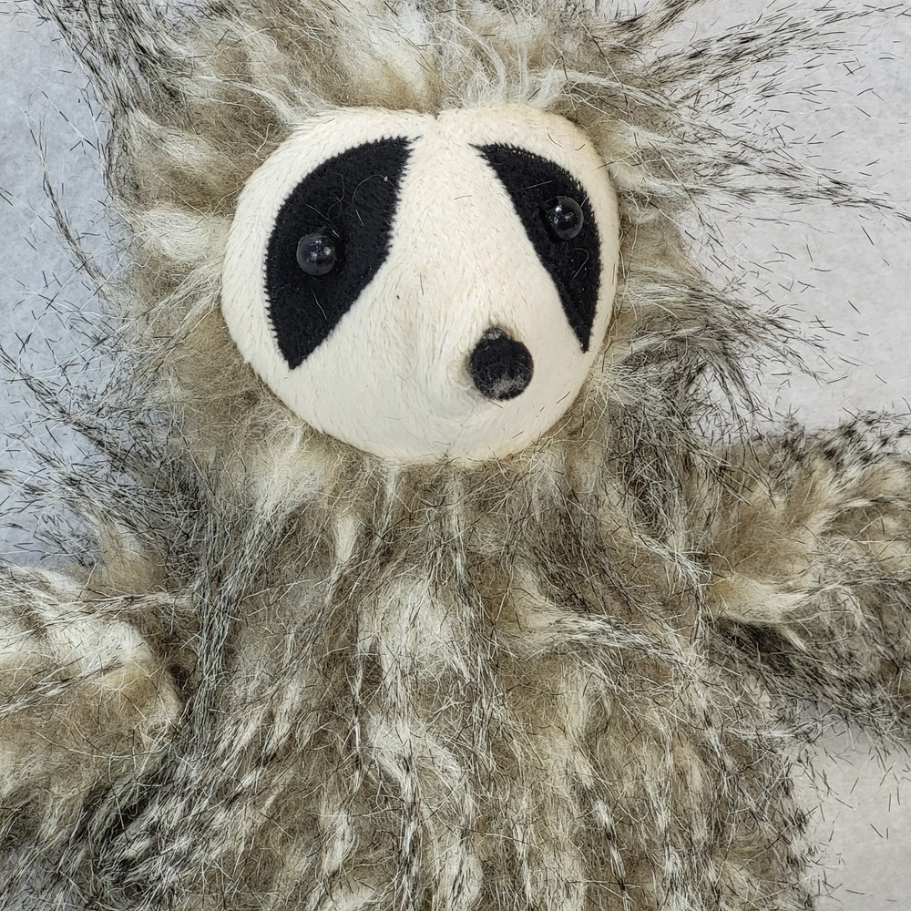 Hobby Lobby Sloth Shaggy Fuzzy Hairy Plush Stuffed Animal 14 Inch‎ Brown Gray